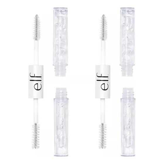E.l.f. Gel Mascara Pestañas Y Cejas Trasparente 2 Pack Color Claro