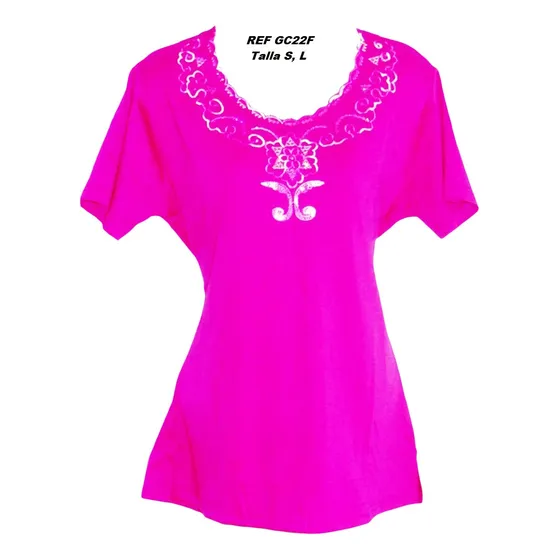Blusas Manga Corta 6 Piezas Al Mayor Talla Única