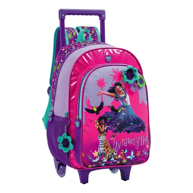 Bolso Morral Grande Con Ruedas Encanto - Disney Original