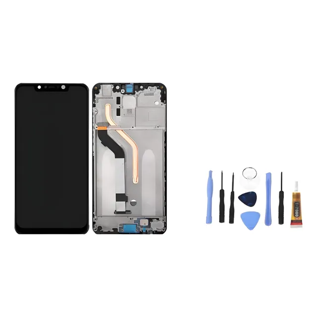 Tela Frontal Compatível Para Mi Poco F1 C/a Vivid+chave Cola