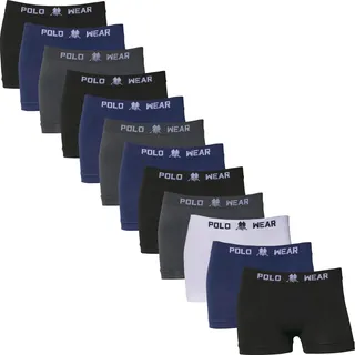 Kit 12 Cuecas Boxer Polo Wear Infantil Microfibra S/ Costura Kit 12 Cuecas Boxer Polo Wear Infantil Microfibra S/ Costura