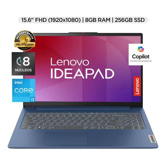 Notebook Lenovo Ideapad 3 Intel Ci3 8gb 256ssd Windows 11 Color Frost Blue