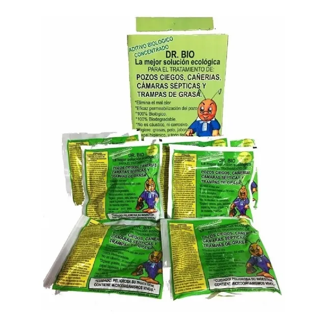 Dr Bio Camaras Septicas Pozo Ciego Mantenimiento X 20 Sobres