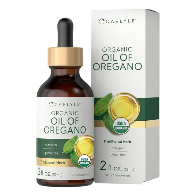 Suplemento Aceite De Orégano Orgánico Carlyle 59 Ml