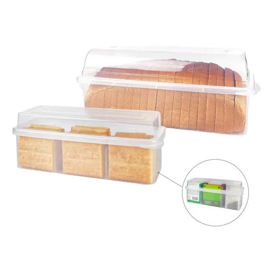 Kit Potes Porta Pão Bolo+porta Torrada Biscoito Chá C/tampa