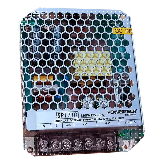 Fuente Switching 12v 10a Metálica Slim Certificada 120w Pro