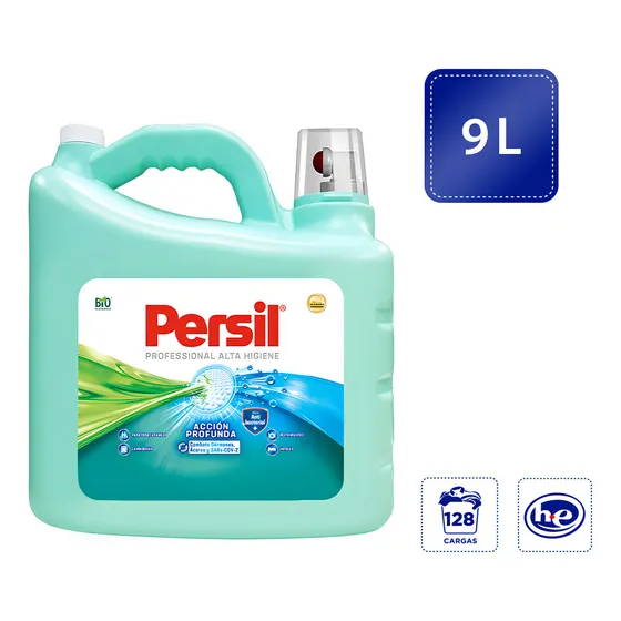 Detergente líquido Profesional Alta Higiene 9Lt Persil
