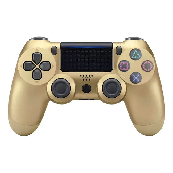 Control Joystick inalámbrico Compatible Con Ps4 color dorado