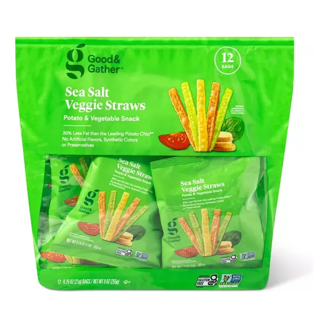 Sea Salt Veggie Straws Potato & Vegetable-kosher/ 12pz