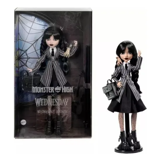 Para Muñeca Y Accesorios Monster High Wednesday Addams, 25
