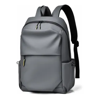 Mochila De Viaje Impermeable 15.6 Pulgadas Para Laptop Gris Gris Diseño De La Tela