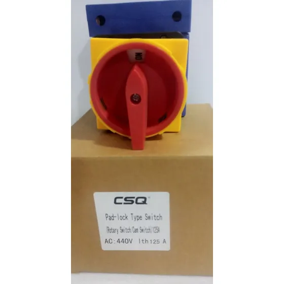 Interruptor De Seguridad Tipo Pat Lock De 125a ,4 Polos