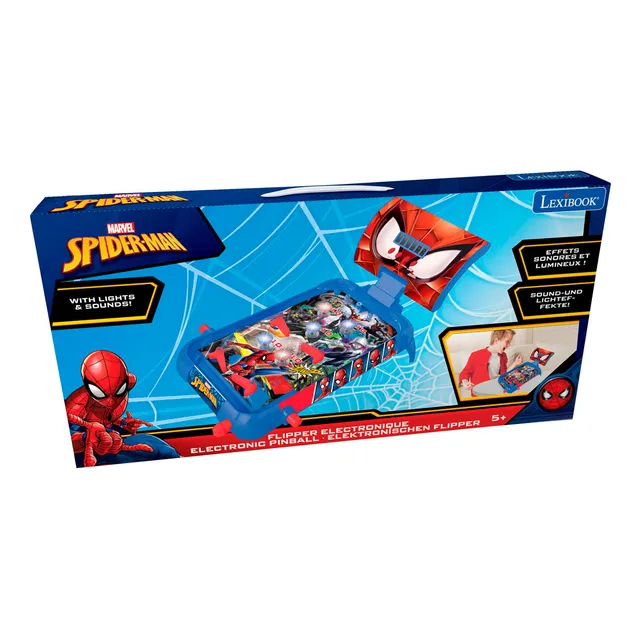 Pinball De Mesa Electrónico Lexibook Spiderman