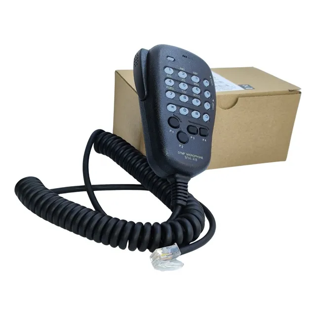 Microfone Ptt Yaesu Mh48 P/ Ft1900 Ft2800 Ft2900 Ft2980