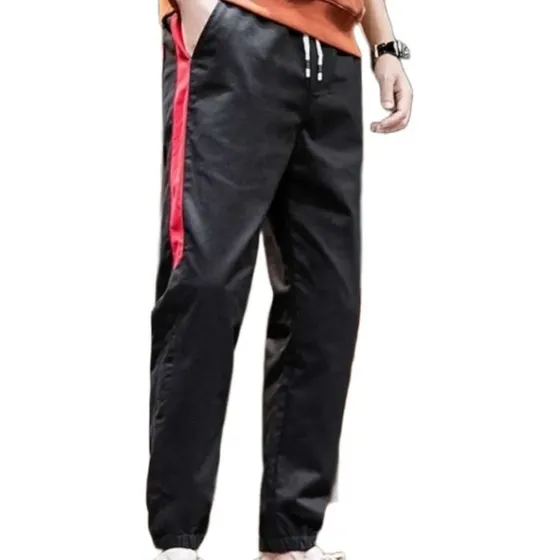 Pantalon  Hombre Deportivo Jogger Mono Con Franja