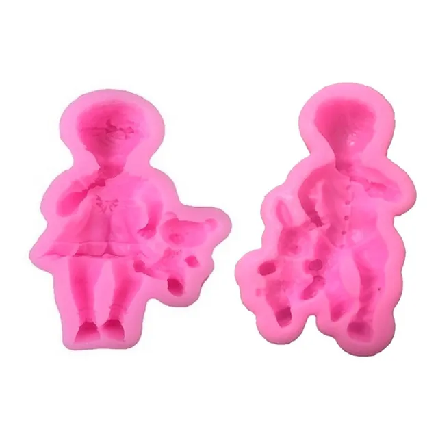 Moldes Silicon Mellizos Para Fondant Porcelanicron Velas
