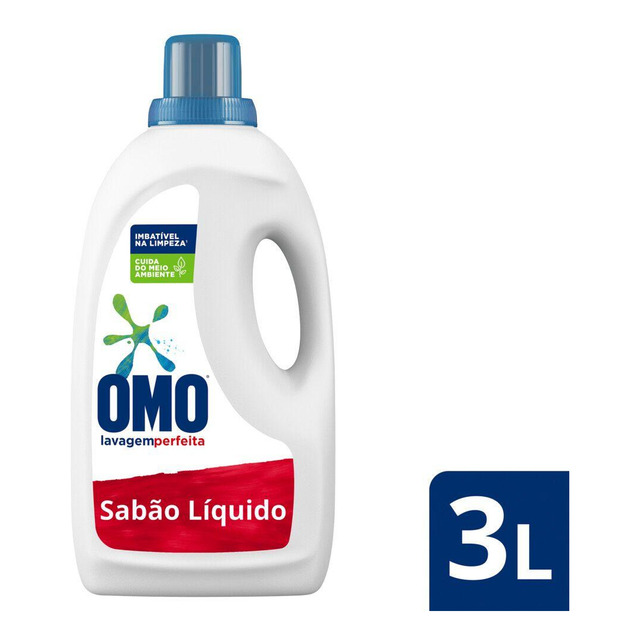 Omo Lavagem Perfeita Sabão Líquido 3l Omo Lavagem Perfeita Sabão Líquido 3l