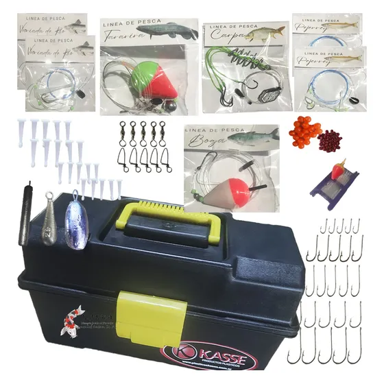 Caja Pesca Completa Variada Rio Laguna Regalo Dia Del Niño