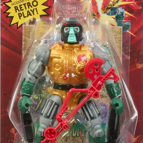 Figura Whiplash MOTU Origins Cartoon Collection – Villano De 14 Cm Con Lanzacohetes, Serie De Los 80