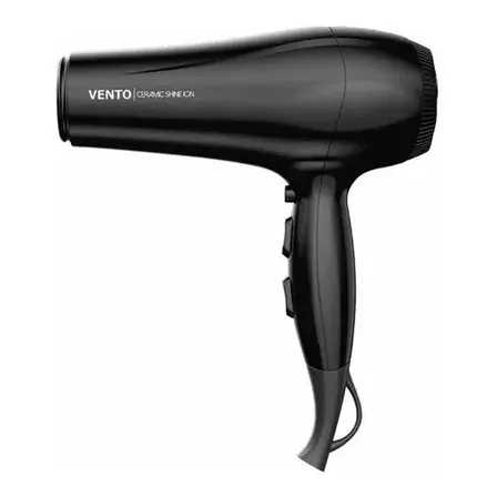 Secador de Pelo Profesional GA.MA Italy Vento Negro Cerámico Iónico con 2200 W