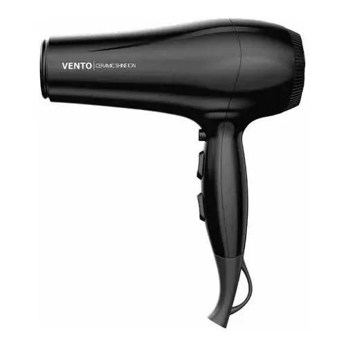 Secador de Pelo Profesional GA.MA Italy Vento Negro Cerámico Iónico con 2200 W