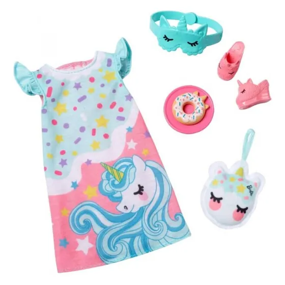 Mi Primera Barbie Para Vestir Pijama Unicornio