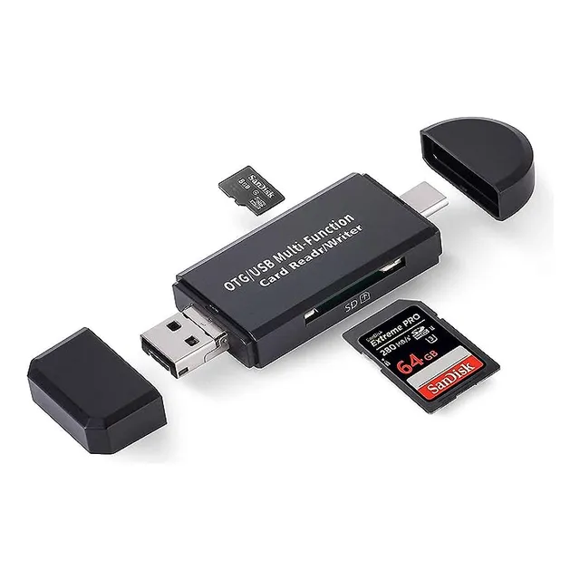 Lector De Tarjetas Con Usb-c Y Funcion Otg
