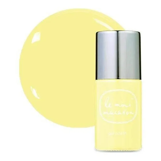 Esmalte Gel Permanente En 1 Paso Le Mini Macaron 8.5ml Color Amarillo Claro LMM6155
