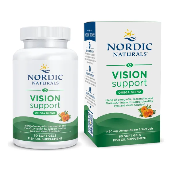 Suplemento Nordic Naturals Omega Vision 60 Cápsulas Blandas