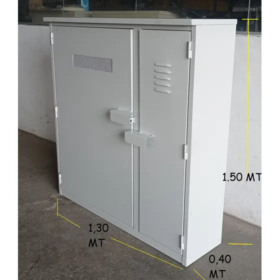 Caja Medidor Eléctrico Galvanizada 1.30x1.50x0.40 Corpoelec