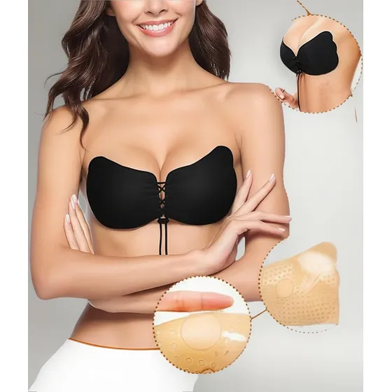 Soutien Brasier Silicona Freebra Adhesivo Push Up -tvirtual