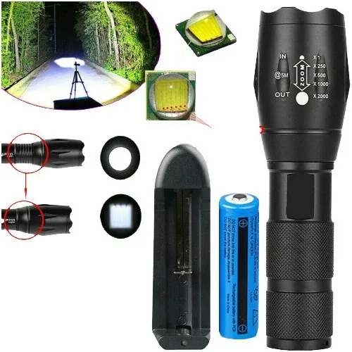 Lt592 Linterna Tactica Militar Cree Xm-lt6+carg+pila