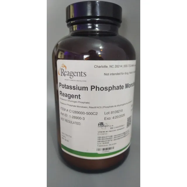 Fosfato De Potasio Monobásico, 500 G Reagents® C1289000