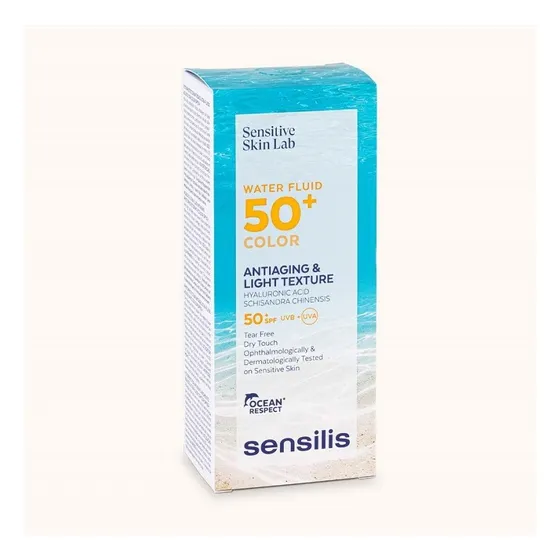Protector Solar Water Fluid Con Color Spf 50+ 40 Ml Sensilis