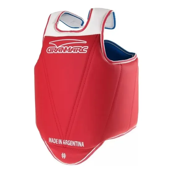 Pechera Taekwondo Wtf Gran Marc Reversible Artes Marciales