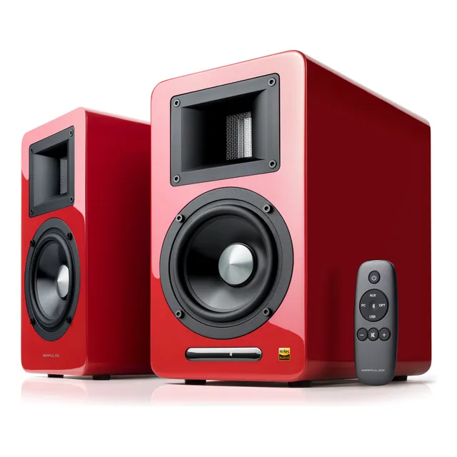 Monitores Bluetooth Hi-res Airpulse A100 Color Rojo