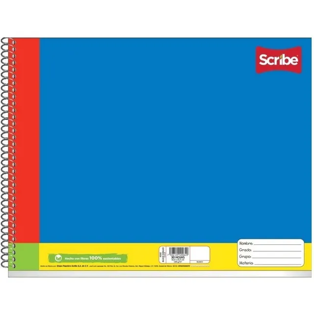 Block Marquilla Para Dibujo 30 Hojas Scribe
