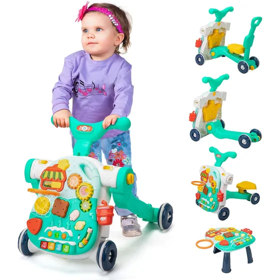 Andadera Caminador Para Bebe 5en1 Musica Mesa Actividades