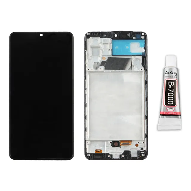 Pantalla Display Táctil Para Samsung A32 4g Amoled Con Marco Negro