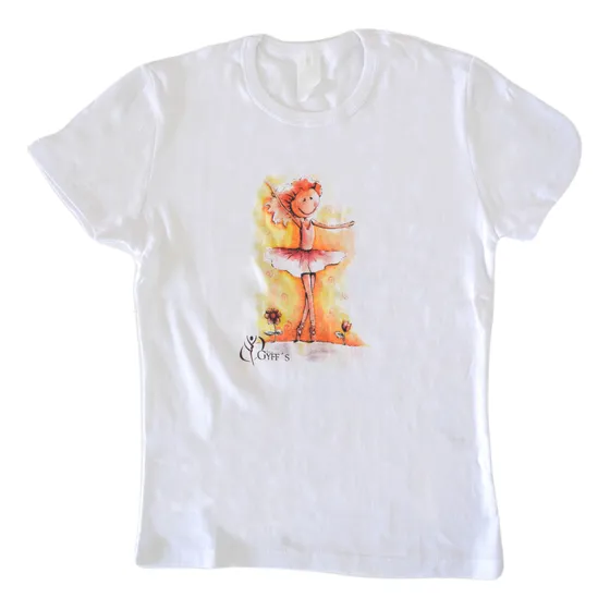 Remera Ilutrada Danza Ballet Niñas Señorita Algodon Premium