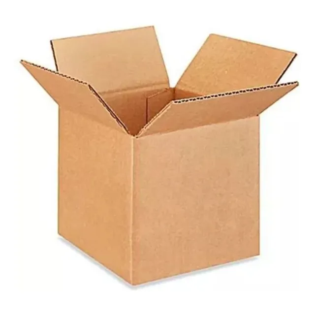 50 Caixa Quadrada Papelao Ondulado 10x10x10 Caneca Pac Full