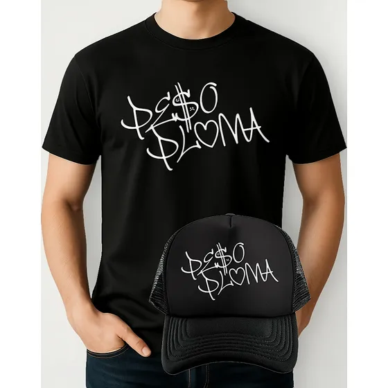 Playera Y Gorra Unisex Peso Pluma