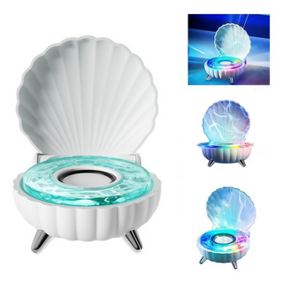 Altavoz De Vinilo Shell, Bluetooth Tocadiscos Lumena Lamp Altavoz De Vinilo Shell, Bluetooth Tocadiscos Lumena Lamp
