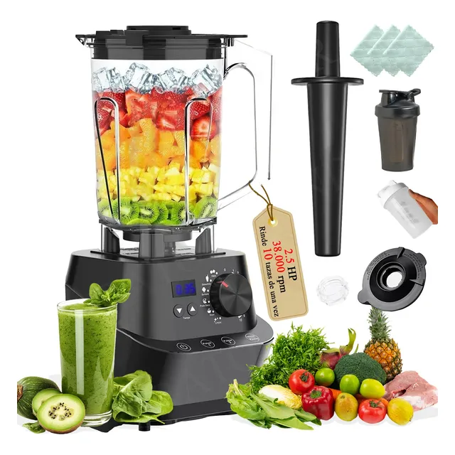 Licuadora Profesional Uso Rudo Hielo Blender Exprimidor1500w