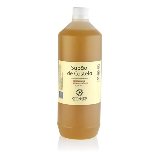 Sabonete De Azeite Castela 100% 1 Litro Sem Perfume