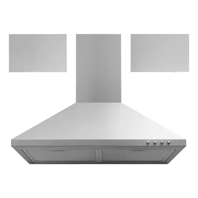 Campana De Cocina  Extractor Acero Inoxidable Con Doble Caño