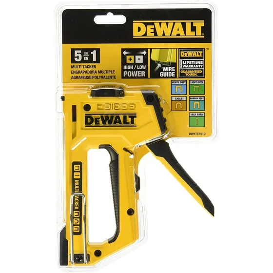 Grapadora Manual Dewalt 5 En 1 De 1/4  - 9/16  Dwhttr510
