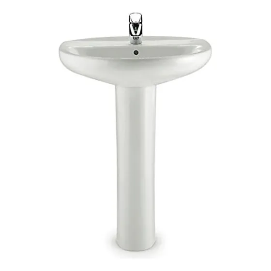 Lavamano Con Pedestal Porcelana Grande 58x45x81