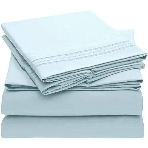 Mellanni King Size Sheet Set - Hotel Luxury 1800 Ghdcq
