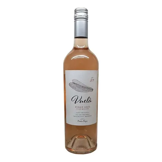 Vino Vuela Pinot Gris Rosado Orgánico 750 Ml